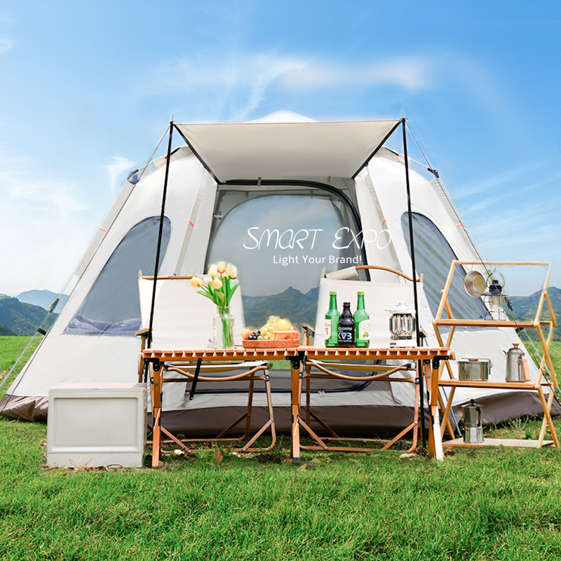 Automatic Speed-Opening Camping Tent Portable Folding Waterproof Sunscreen Shade OS03