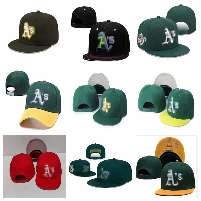 Athletics- AS letter snapback hats Shades adjustable street skateboard hip hop gorras bones baseball caps for men and women