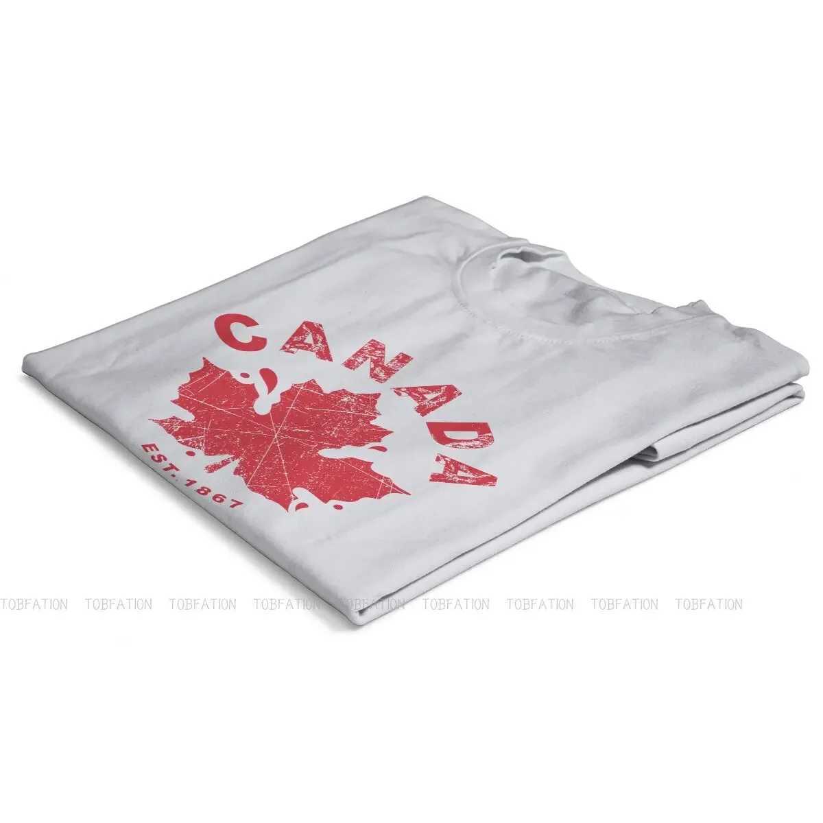 Women's T-Shirt Print TShirts Est.1867 with Canadian Flag Maple Leaf Newest Liberal Party of Canada Female Breathable Short Slve Ts Y240509