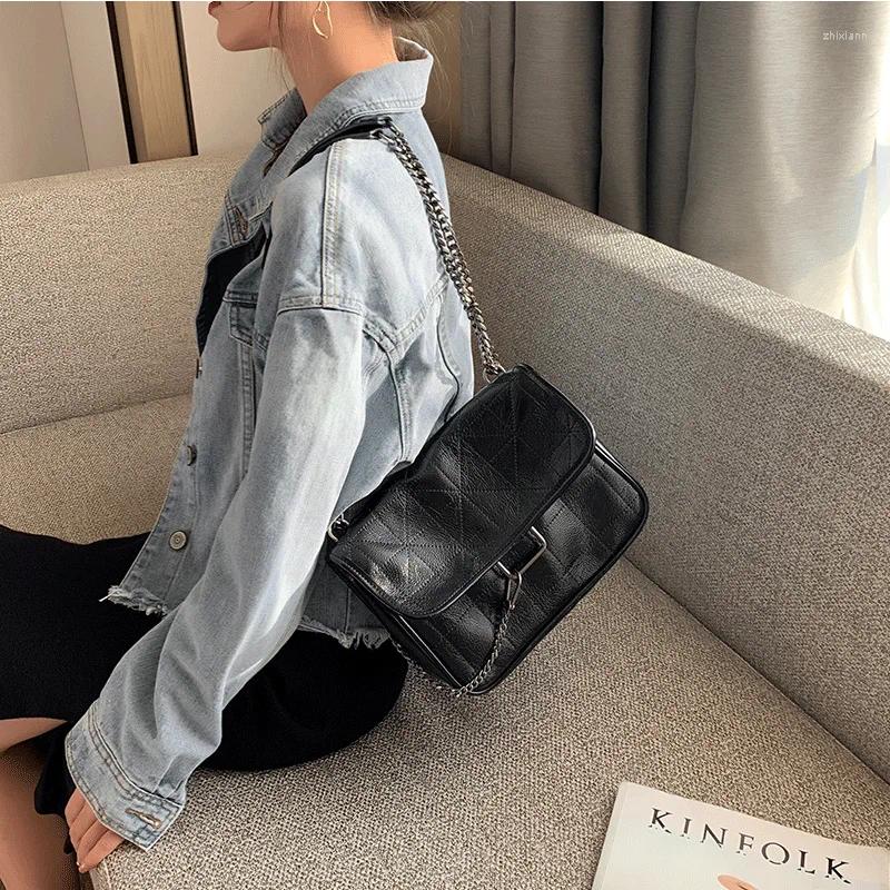 Black Vintage Bags, Designer Shoulder Handbags, Women's Soft Flap Crossbody Bag Chain Messenger Purse New Free Delivery Designer Bag
