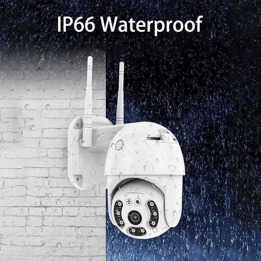 IP Cameras W26 V380 Pro Security Camera 1080P 3MP WIFI PTZ Dual Light Monitoring Camera Outdoor Wireless WIFI Intelligent Network Camera V380 d240510