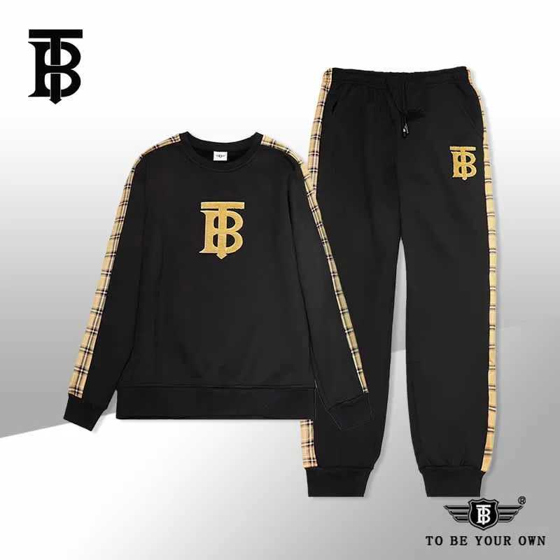 Men's Tracksuits 2024 Winter Mens Sports Suit Plus Velvet Warm Trousers Sweatshirt Long Slve Clothes Pants T240508