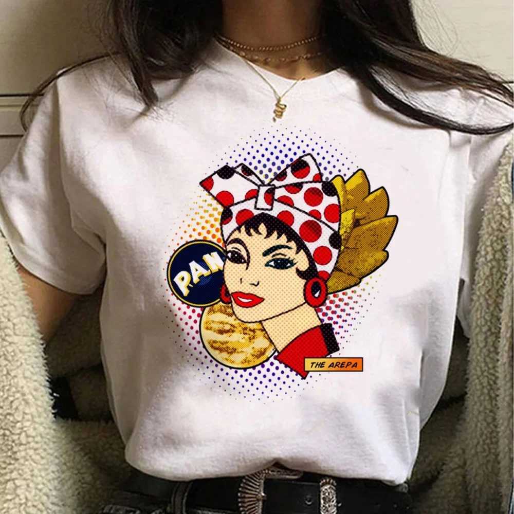 Women's T-Shirt Venezuela T-shirts Women Strtwear Female 2000s Strtwear Clothes Womens Tops Harajuku Graphic Clothing Female Casual T Y240509