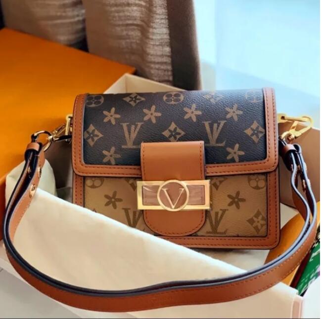 Women Designers Shoulder Bags DAUPHINE Fashion Chain Handbags louise Purse vuitton Lady Luxurys guccis Crossbody Messenger Ba 284E