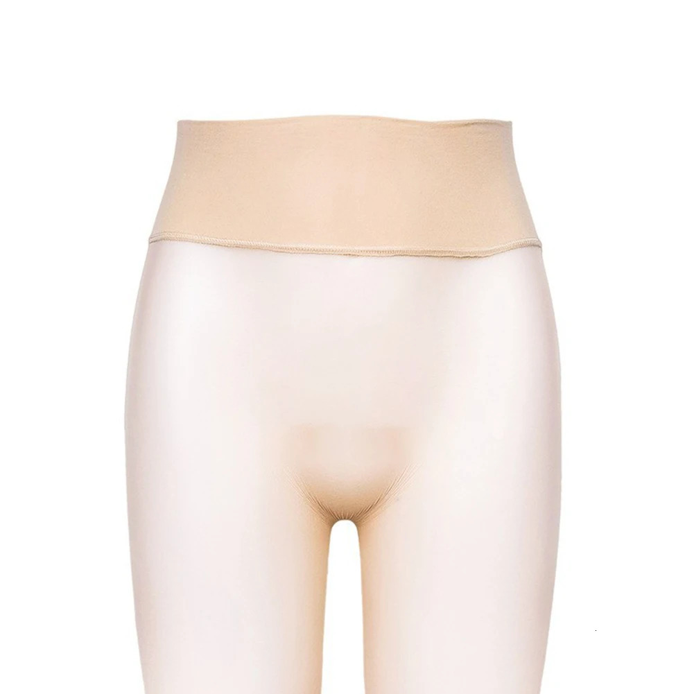 1 piece of summer elastic mens seamless stockings silk high waisted pantyhose sexy solid color mens transparent leggings 240425