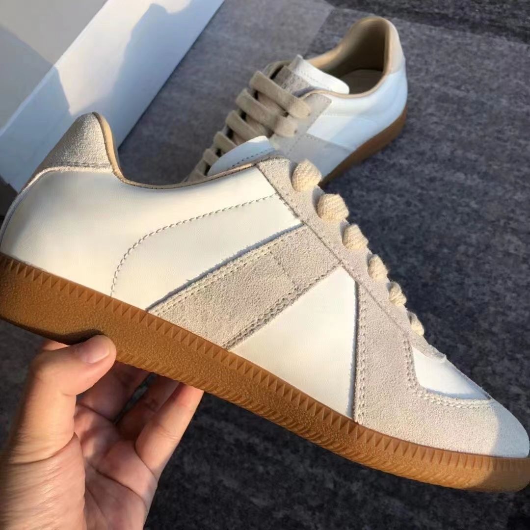 Running German Army Trainers Retro Casual Men Women Shoes Dhgate Outdoor Sneaker Black White Grey Playground Big Size Eur 36-44 f06