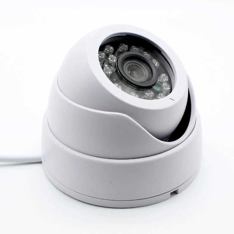IP Cameras HD 1080P 2MP AHD CCTV Camera Indoor Dome Safety Infrared Color Night Vision 24LED d240510