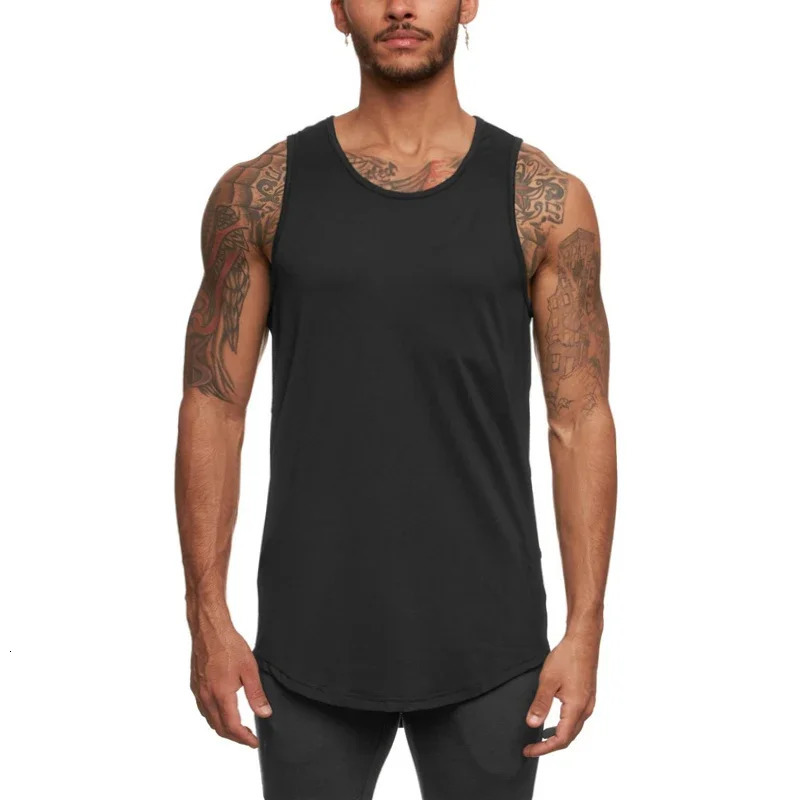 Mens Gym Tank Top Mesh Bodybuilding Clothing Summer Fitness Workout Quick Dry Sleeveless Shirt Running Vest Sports Singlets 240429