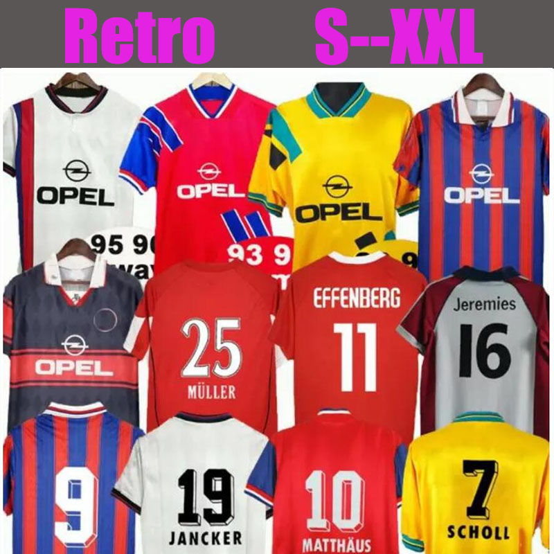 retro jerseys 94 95 96 97 98 99 00 01 10 final ELBER Pizarro SCHOLL Klinsmann Matthaus 1997 1999 Lizarazu Muller ROBBEN Schweinsteiger Klose