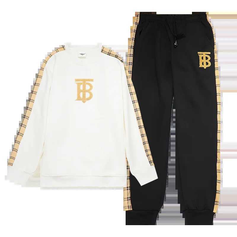 Men's Tracksuits 2024 Winter Mens Sports Suit Plus Velvet Warm Trousers Sweatshirt Long Slve Clothes Pants Suit Design Custom T240508