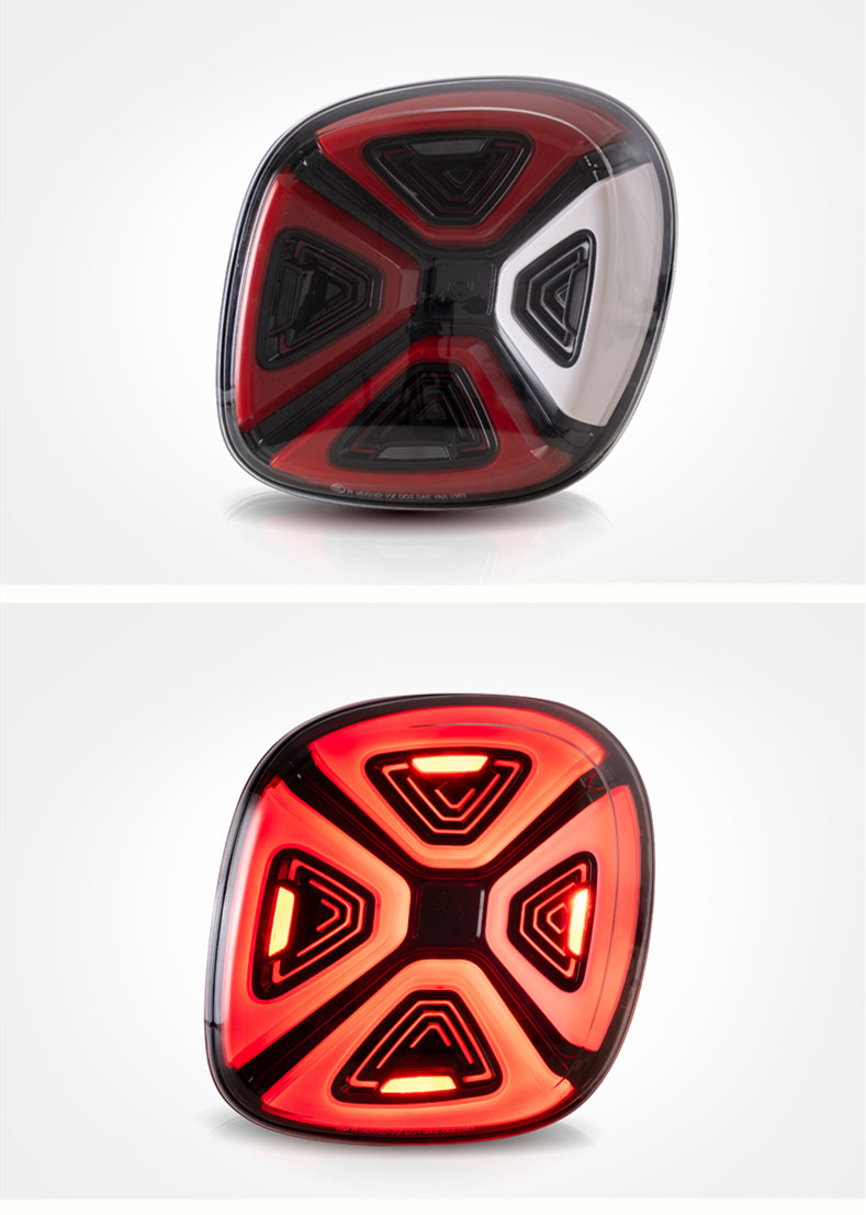 Car Tail Lights for BENZ Smart LED Taillight 20 14-20 20 Smart W453 W451 Rear Fog Brake Turn Signal Light