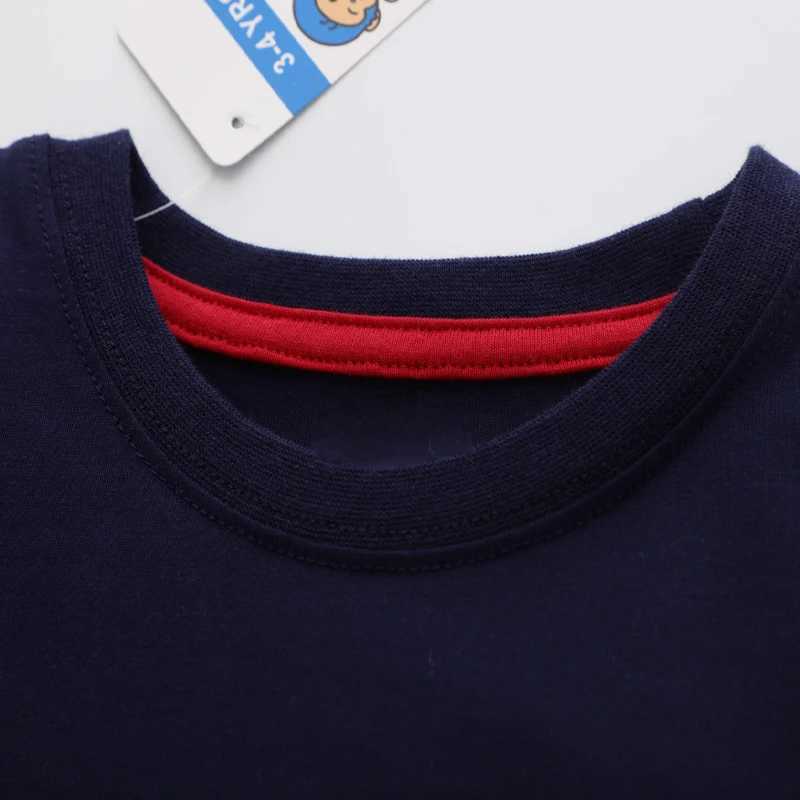 T-shirts TUONXYE Summer Boys Short Sleeve T-shirts Tops Clothes Fire Truck Pattern Children Clothing Kid Cotton Outfit 2-8YearsL24729
