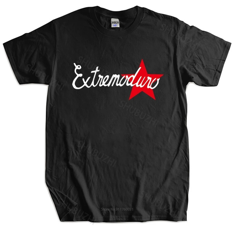 Mens T-shirt Euro size TOPS Extremoduro Black Tops Tee T Shirt unisex tee-shirt women top tees drop 240429