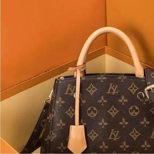 luxurys designers Handbags Purses MONTIGNE Bag Women Tote Brand Letter Embossing Leather Louise Viuton crossbody Shoulder Bags 238g