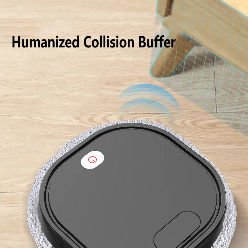 3 in 1 Robot Vacuum Cleaner Rechargeable Smart Mopping Spray Dry and Wet Sweep Mop Home Machine 240506