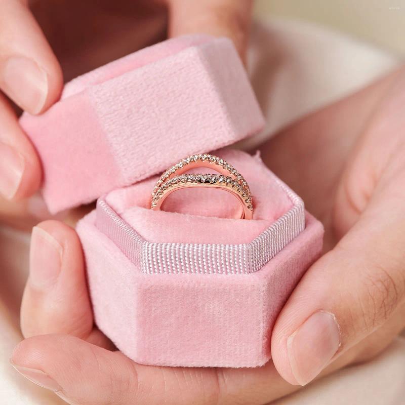 Cluster Rings 925 Sterling Silver Rose Gold Color Ring Enhancers 5A Cubic Zirconia Curved Wedding Band For Women Guard Engagement