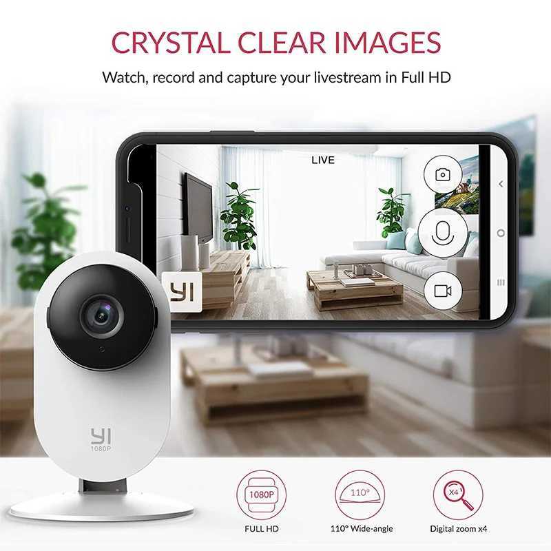 IP Cameras YI 1080P Home IP Camera Intelligent Bidirectional Audio WiFi Camera with Motion Detection Monitoring Security Video Recording d240510