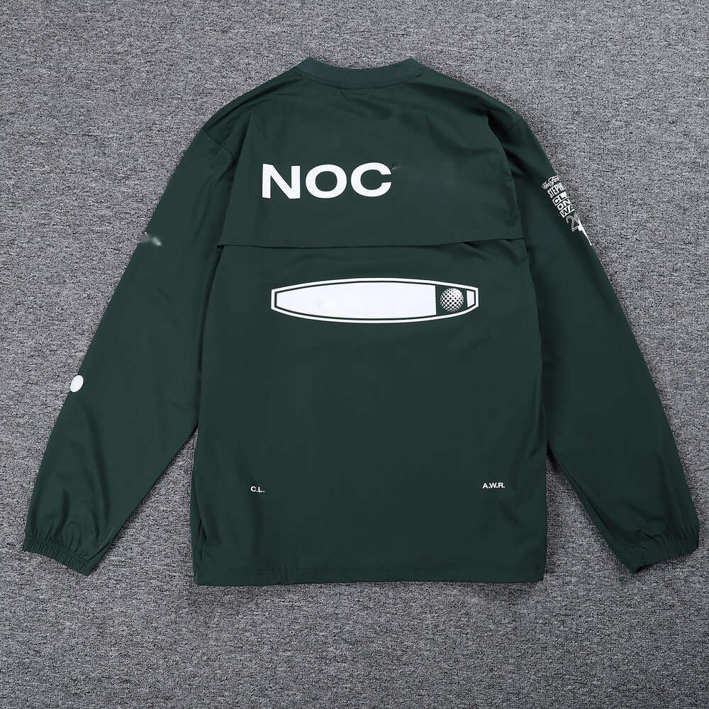 Men's Sweatshirts US version nocta Golf co branded draw Golf breathable quick drying leisure sports T-shirt long sleeve round neck summer