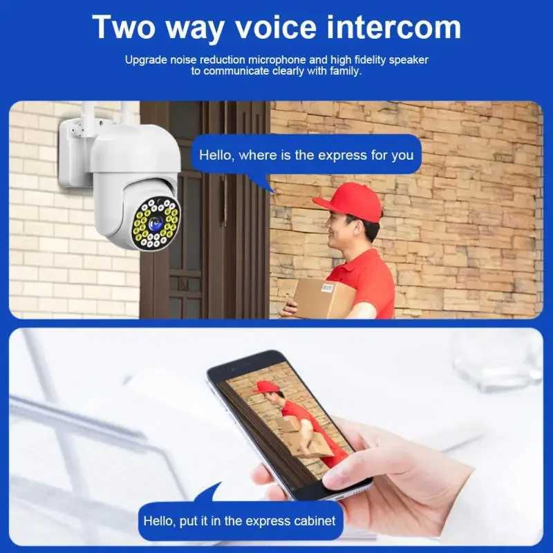 IP Cameras A13 1080p 2MP WiFi IP camera pan tilt wireless CCTV security camera motion detection night vision bidirectional audio monitoring video d240