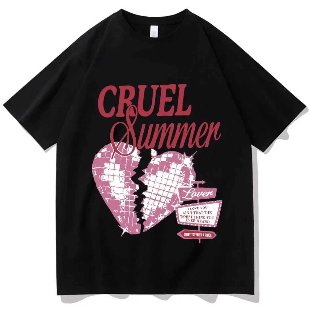 Women's T-Shirt Y2k Short Slves T-shirt Cruel Summer Shirt Taylor Lover Shirt Gift for Fans Lover Music Album Shirt Swiftie O-Neck Cute T Y240509