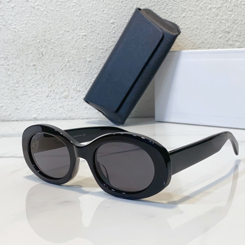 Womens Designer Oval Sunglasses Fashion Colorful Casual Retro Classic Style Sunglasses 40194 Mens Luxury Sunglasses UV400 With Box