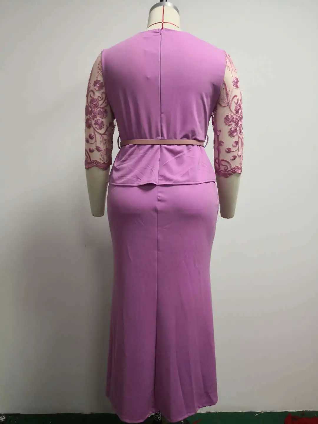 Plus size Dresses Plus Size Turkey Style African Party Evening Wedding Dresses For Women Y240510