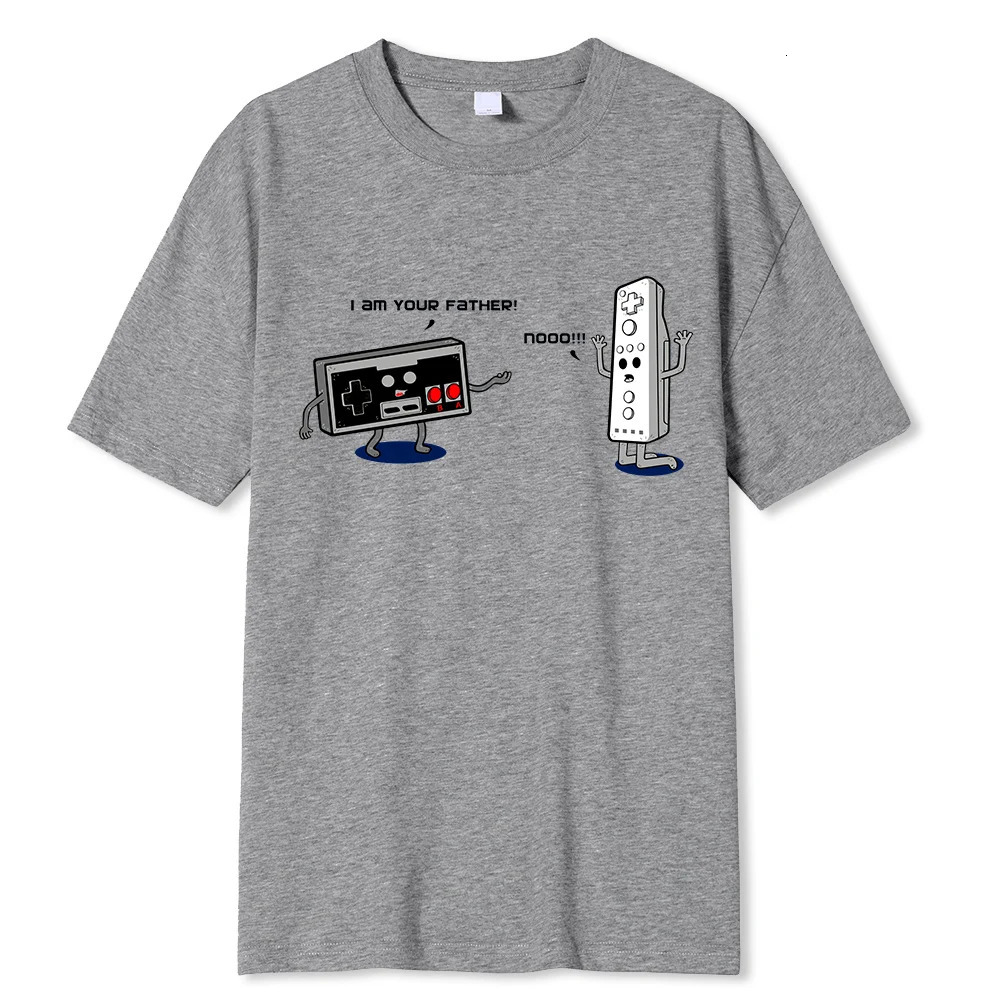 I Am Your Father Funny Vintage Printed T-Shirt For Men Women High Quality Cotton T Shirt 80s 90s Magnetic Tape MP3 Handle Tshirt 240509