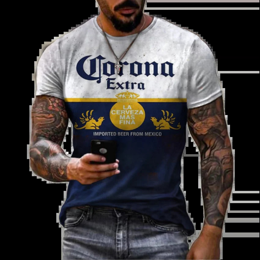 3d Tshirts For Men Vintage Oil T-shirt Street Fashion Castrol Printed Short-sleeved Loose Oversized Motorcycle T-shirt Tops Tees 240509