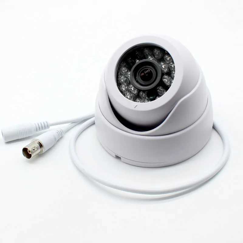 IP Cameras HD 1080P 2MP AHD CCTV Camera Indoor Dome Safety Infrared Color Night Vision 24LED d240510