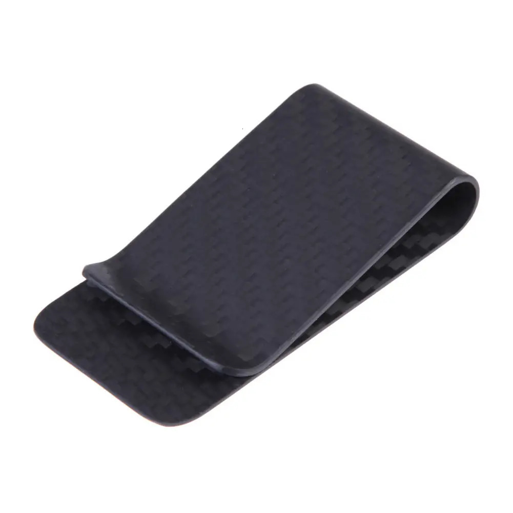 Carbon Matt Black Money Clip Money Clip Holds Around 15 Cards 240510