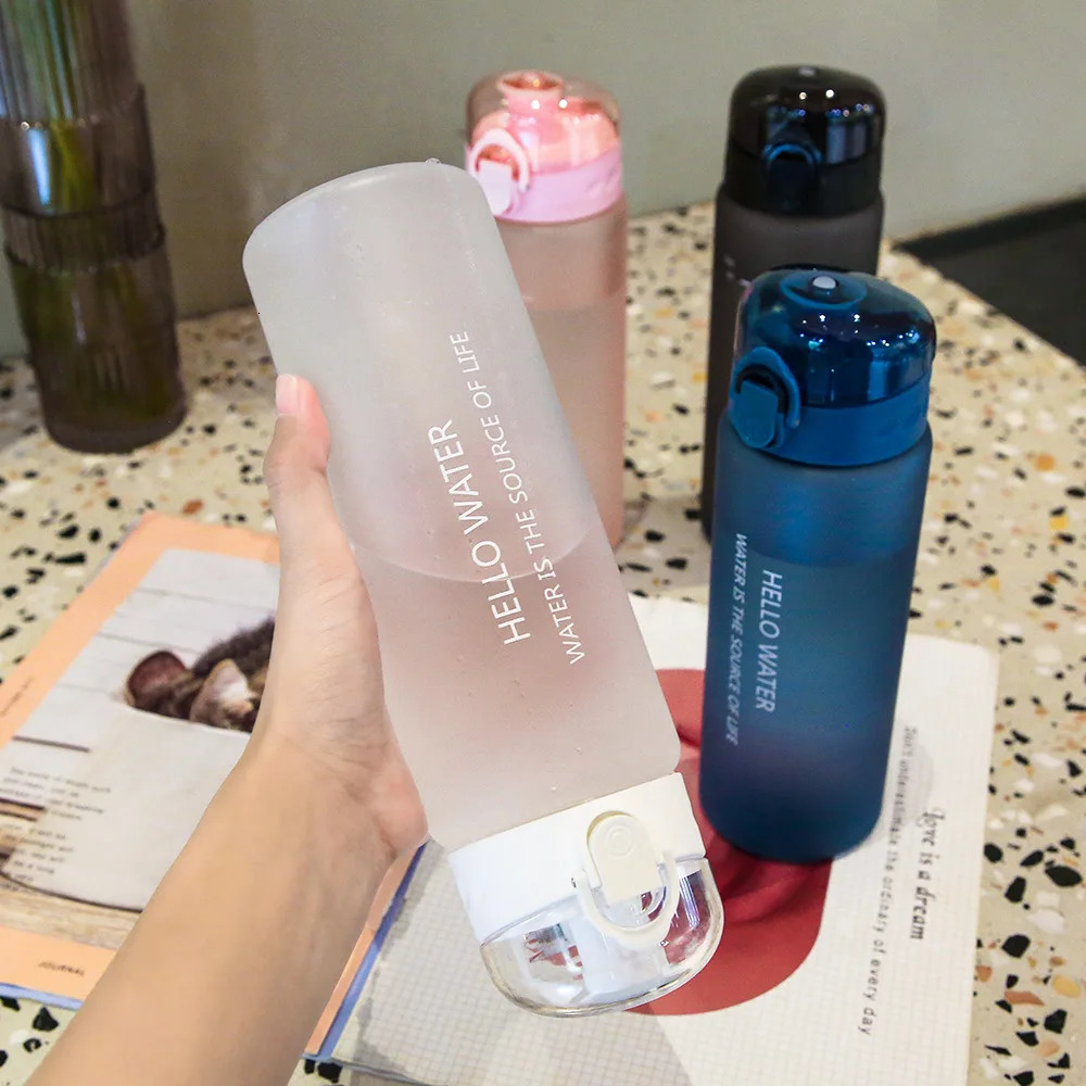 Summer 780ml Portable Leak-proof Water Bottle for Drink Portable Sport Tea Coffee Cup Kitchen Tools Kids Water Bottle for School 240510