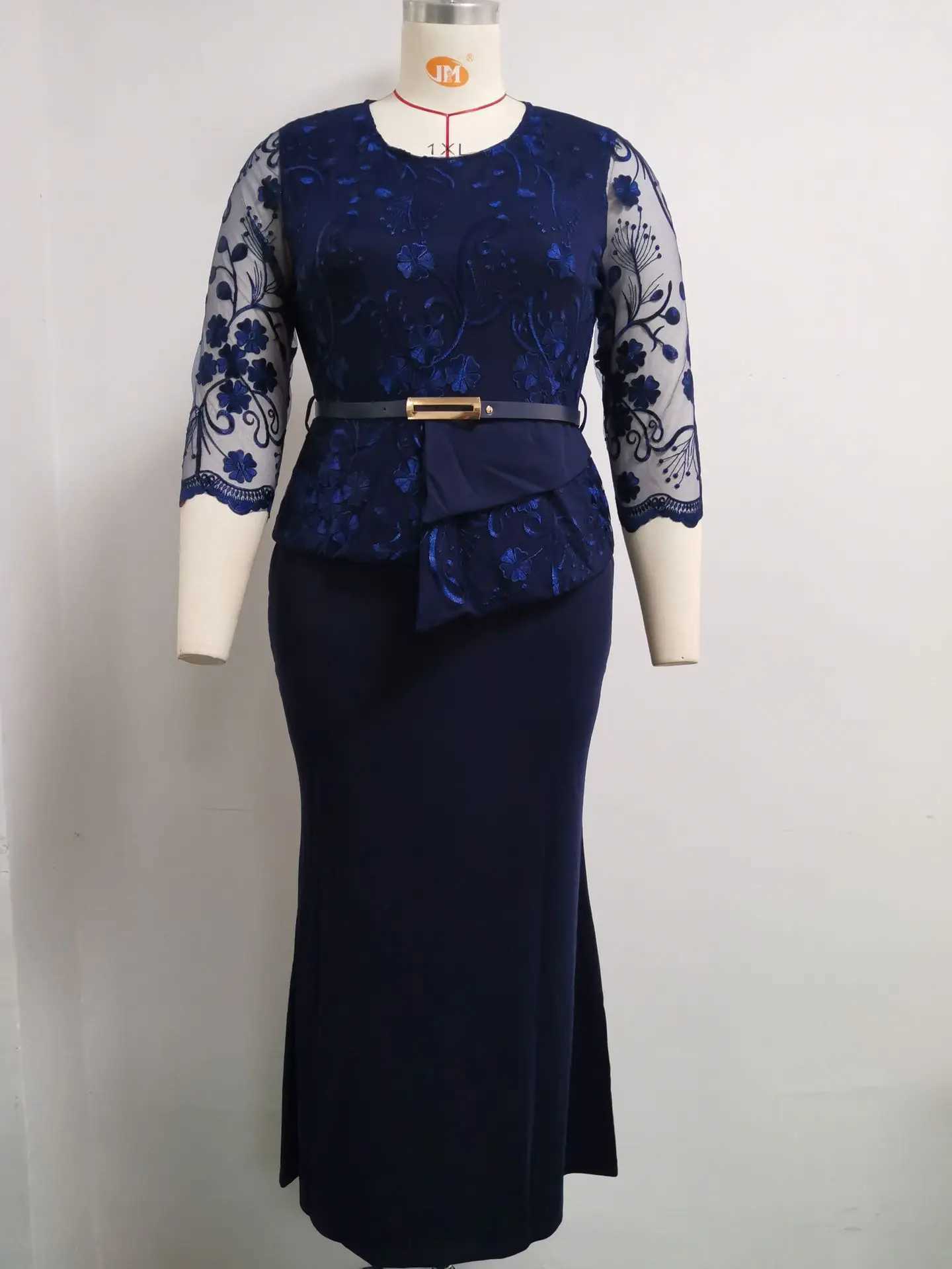 Plus size Dresses Plus Size Turkey Style African Party Evening Wedding Dresses For Women Y240510