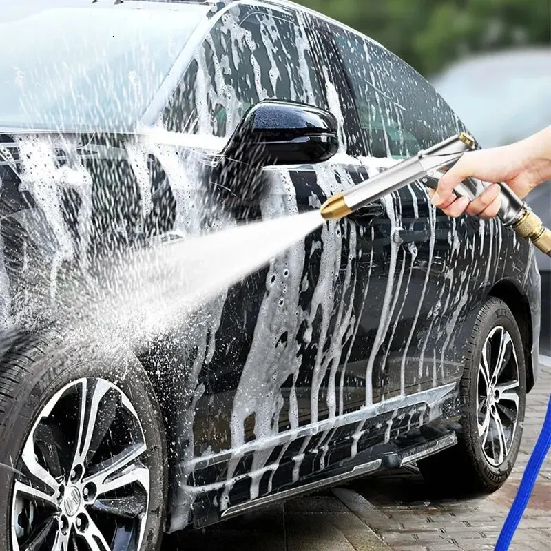 High Quality Flexible Expandable Garden Hose High Pressure Nozzle Spraye Washer Gun Car Wash Hose Expandable Garden Water Hose 240430