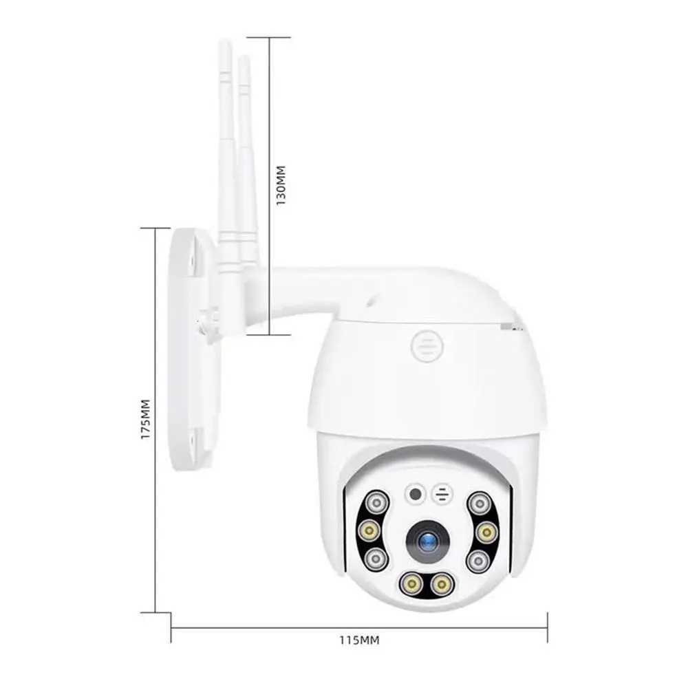 IP Cameras W26 V380 Pro Security Camera 1080P 3MP WIFI PTZ Dual Light Monitoring Camera Outdoor Wireless WIFI Intelligent Network Camera V380 d240510