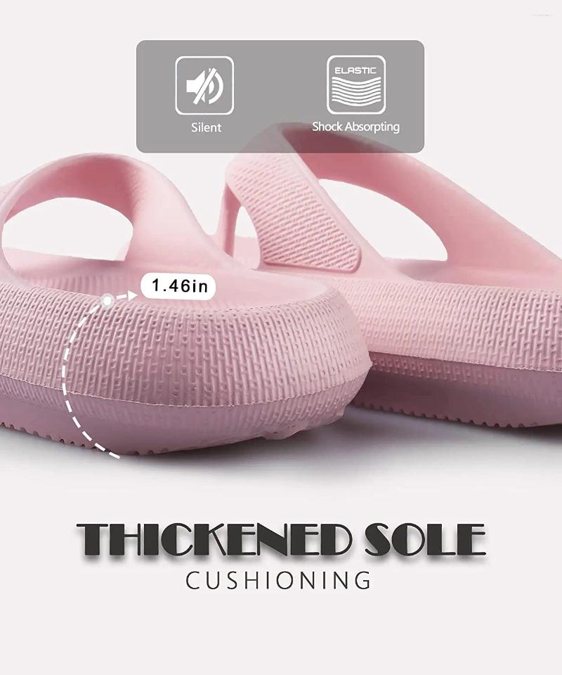 Slippers Flip p Sandals Pillow Beach Cloud Slides Ladies Shoes Indoor Bathroom Slipper Soft EVA Non-slip For Women