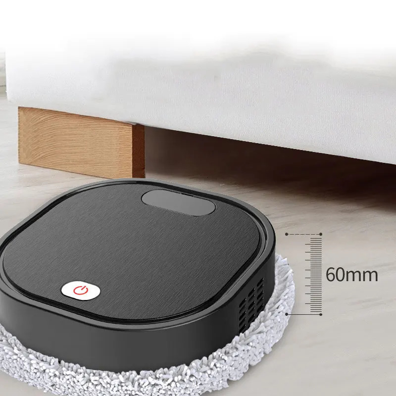 3 in 1 Robot Vacuum Cleaner Rechargeable Smart Mopping Spray Dry and Wet Sweep Mop Home Machine 240506