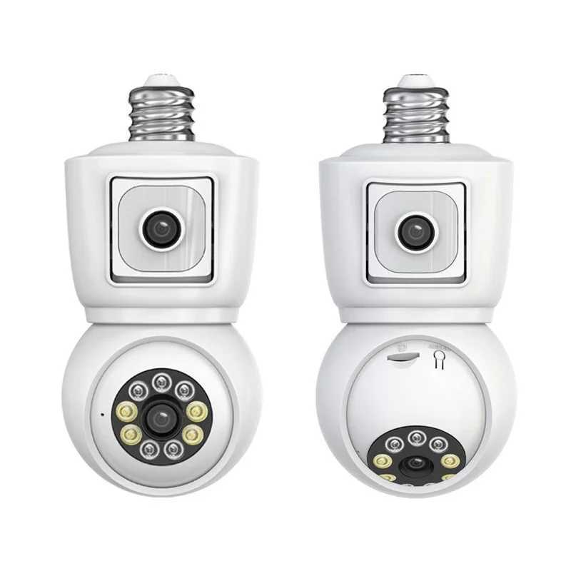 IP Cameras 6MP high-definition diode safety monitor that can communicate with home wireless network cameras Wifi smart light bulb cameras d240510