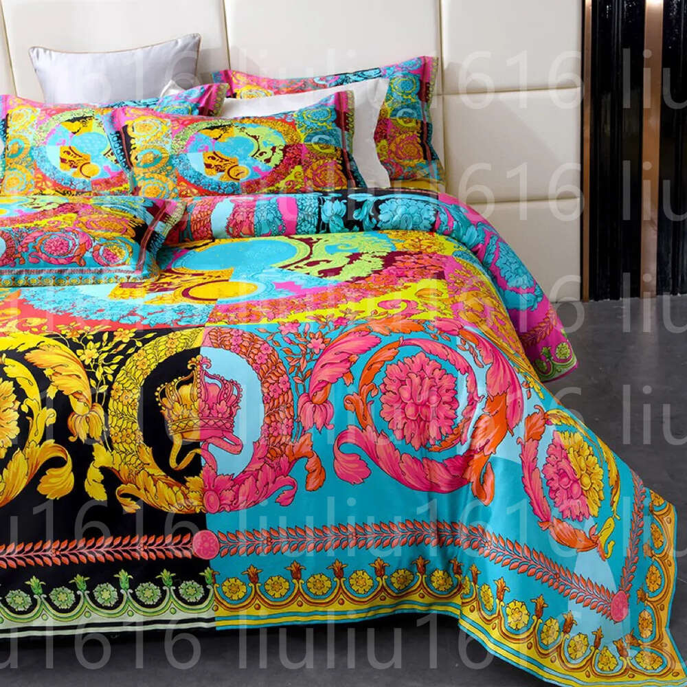 Bedding sets Rainbow Bohemian King Bedding Set - Cotton Duvet Cover cases Comforter Cover H250113