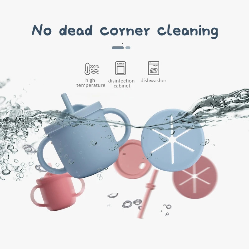 Silicone Snack Cup Silicone Bottle Toddler Snack Catcher Food Grade Collapsible Cup No Spill Food Baby Cups Foldable 240510