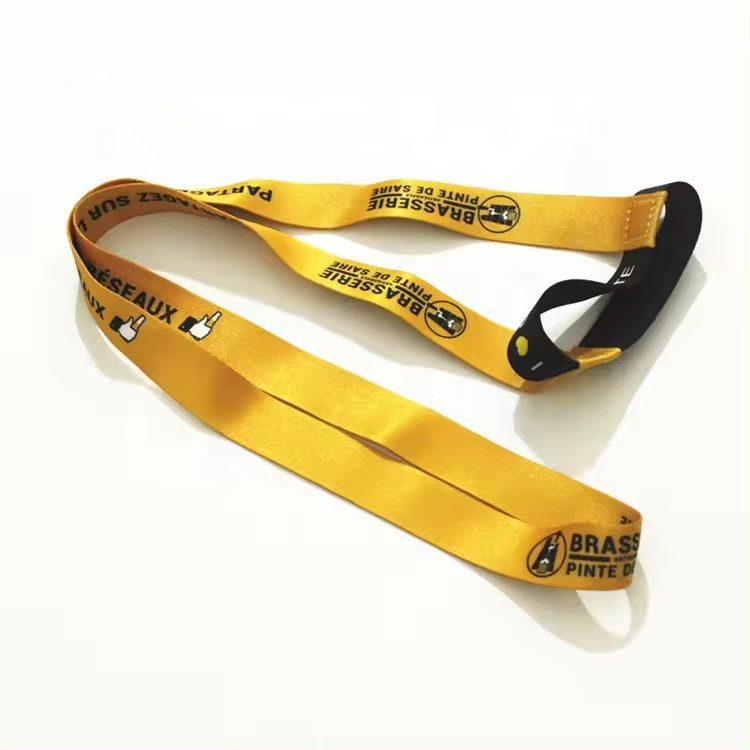 Water Bottle Drink Cup Holder Neck Strap With Silicone Ring , Coffee Cup /Beer Glass Holder Neck Lanyard