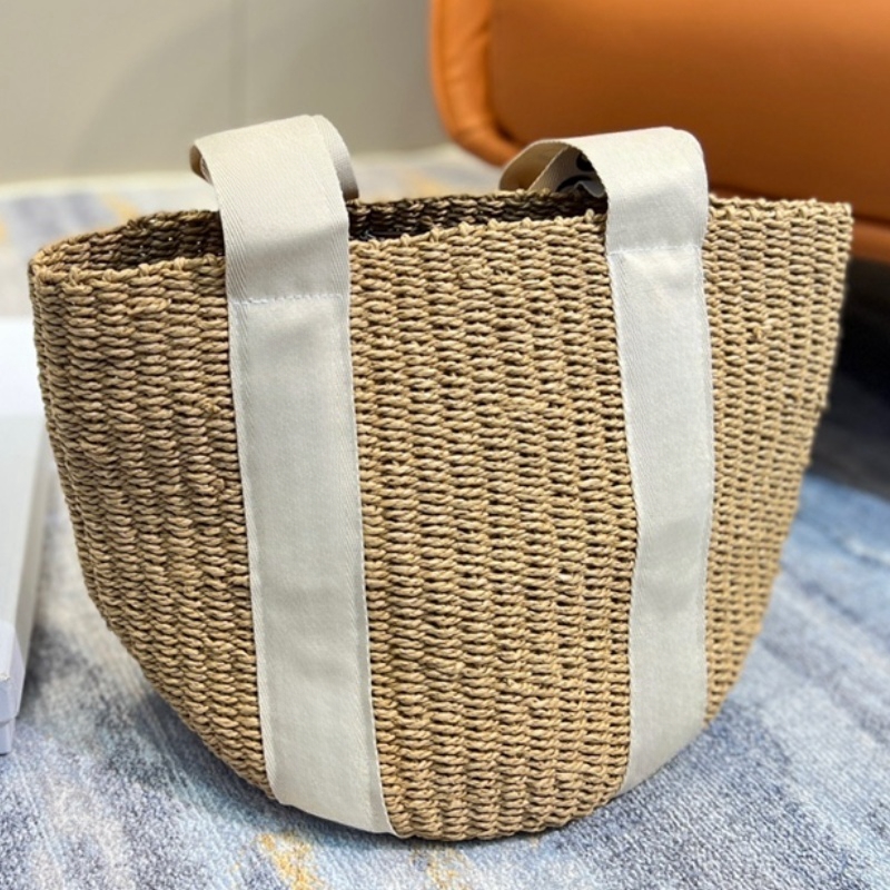 Luxury Bag Designer Bag Beach Bag Tote Bag Handbag Women's Handbag Classic Grass Woven Shoulder Bag Tote Medium Handbag Brand Bag Large Capacity Bag