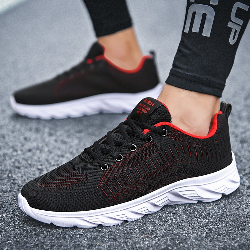 mesh sports travel Summer casual breathable fashion trendy men versatile running shoes free shipping Lhshoe
