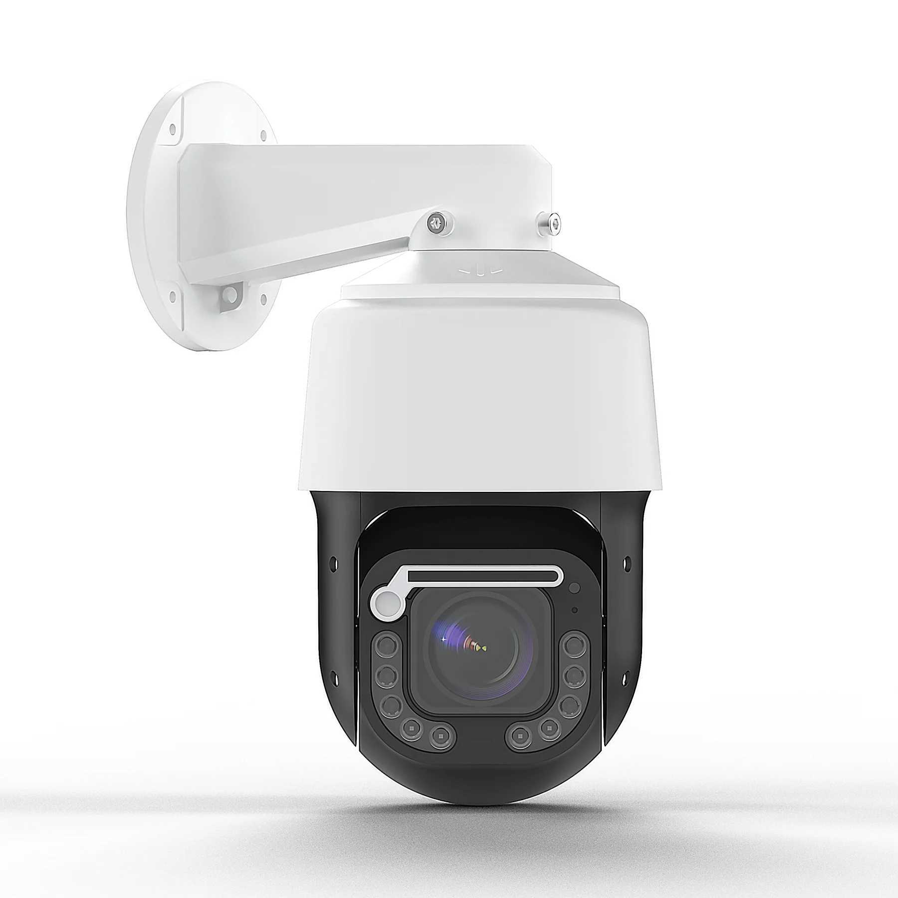 IP Cameras 4K POE high-speed dome PTZ wiper IP camera outdoor 990X zoom Ai car body tracking camera Hikvision protocol 8MP CCTV camera J241128