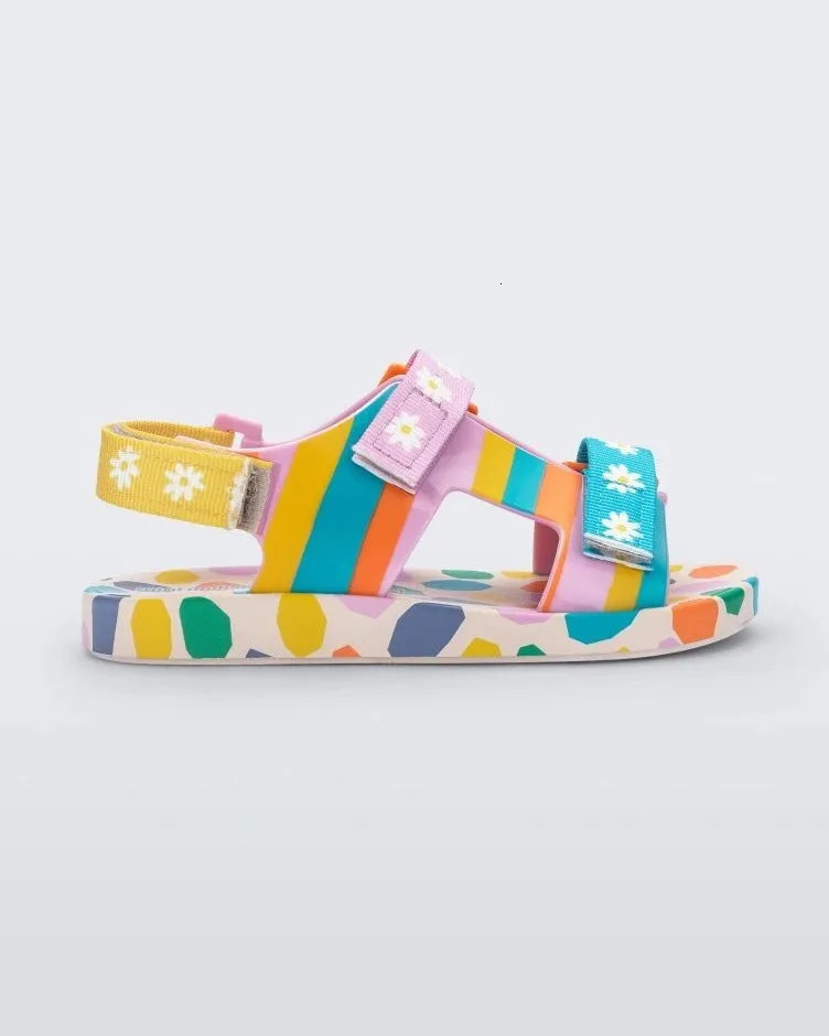 Arrival 2024 Mini Children Summer Sandals Kids Beach Shoes Big Girl and Boy Fashion Jelly Shoes HMI083 240511