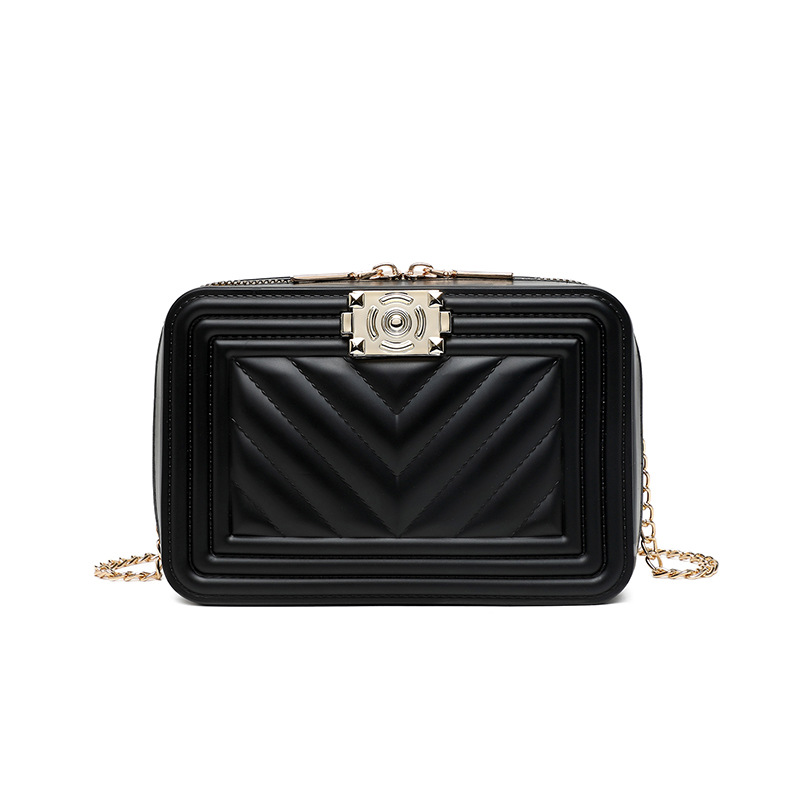 2025 new Factory Wholesale Ladies Lattice Chain Candy Color Products Fashion Trends Designer Dia Lock Crossbody Shoulder Bags For Women