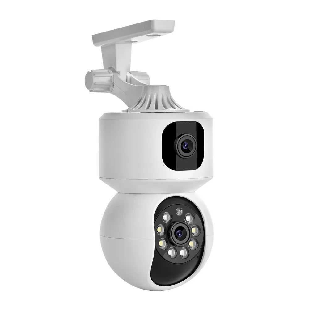 IP Cameras 4MP Yoosee Dual Lens Mini Safety Camera Color Night Vision Bidirectional Audio CCTV Wireless Indoor Camera d240510