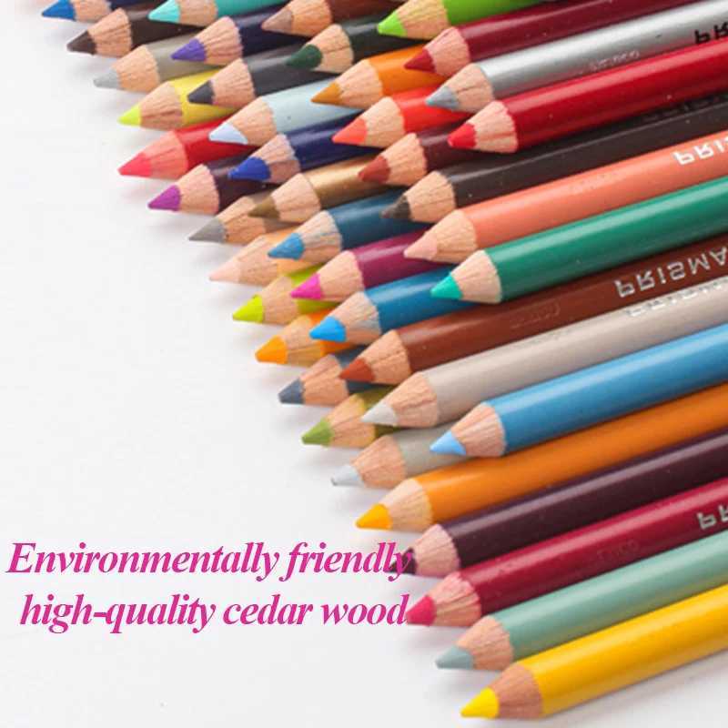 Pencils Prismacolor 12/24/36/48 Colored Oil Painted Pencil Set Wooden Colored Pencil Used for Sketching School Student Art Supplies d240510