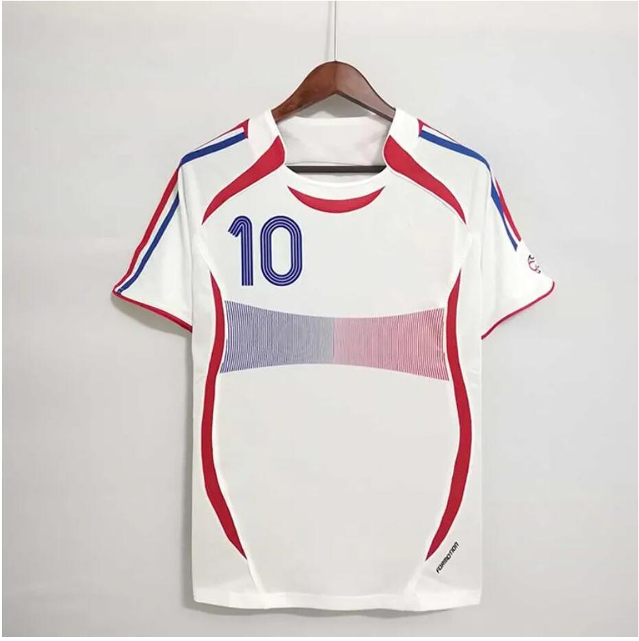1998 retro soccer jerseys 1982 84 86 88 90 96 98 00 02 04 06 ZIDANE HENRY MAILLOT DE FOOT football shirt REZEGUET DESAILLY french club Classic Vintage
