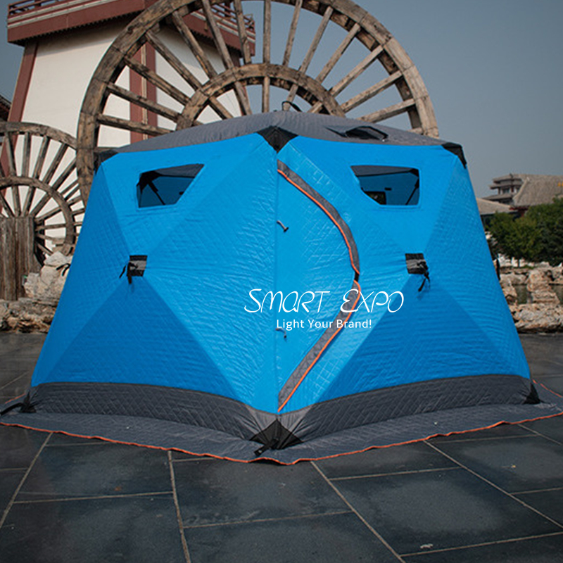 Winter Outdoor Camping Shelter Pop Up Ice Tent Cold Insulated with Carrier Bag OS05