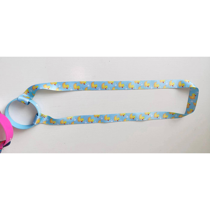 Water Bottle Drink Cup Holder Neck Strap With Silicone Ring , Coffee Cup /Beer Glass Holder Neck Lanyard